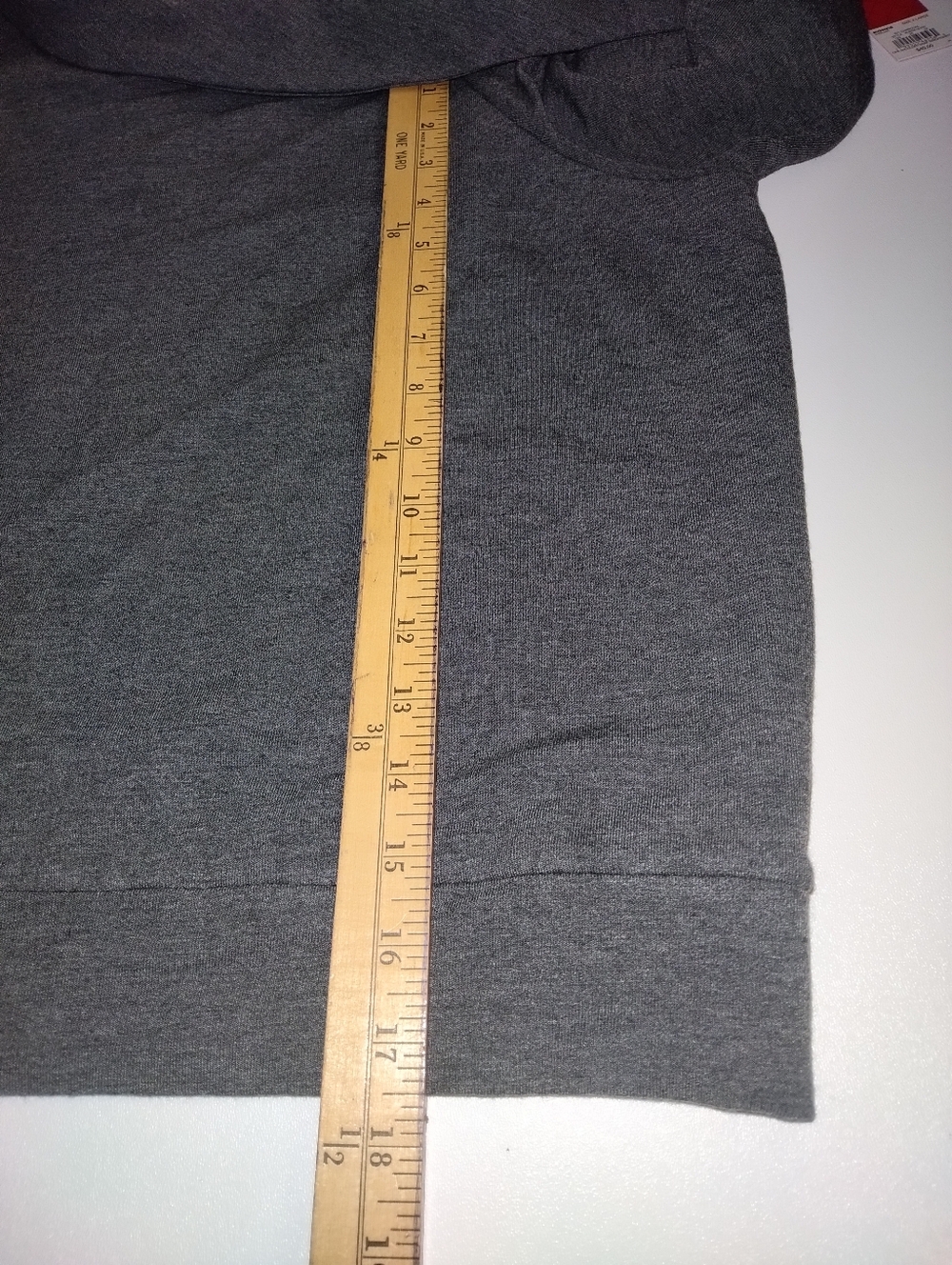 Jennifer Lopez Jlo Women's One Shoulder Snap Charcoal Gray Sweatshirt  Xl New - Picture 7 of 8